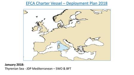 EFCA Charter Vessel – Deployment Plan 2018