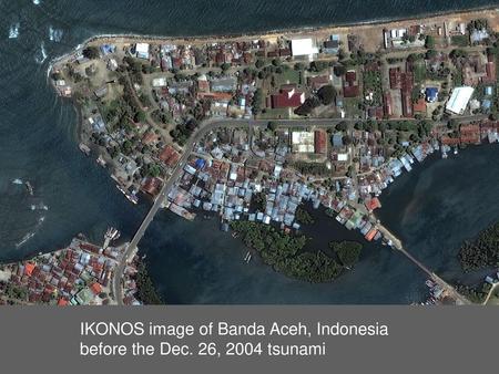 IKONOS image of Banda Aceh, Indonesia