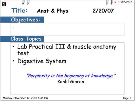 “Perplexity is the beginning of knowledge.”