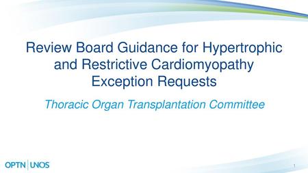 Thoracic Organ Transplantation Committee