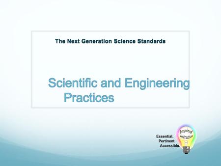 Scientific and Engineering Practices