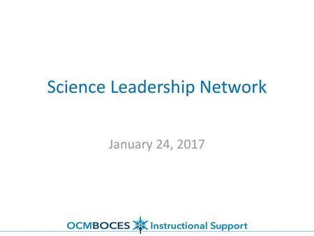 Science Leadership Network