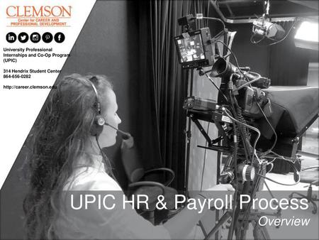 UPIC HR & Payroll Process Overview