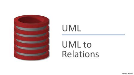 UML UML to Relations.