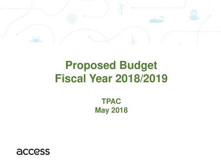 Proposed Budget Fiscal Year 2018/2019