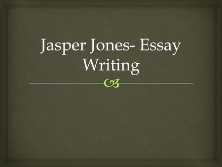 Jasper Jones- Essay Writing