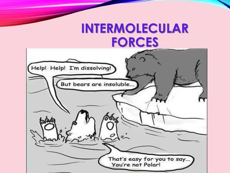 Intermolecular Forces