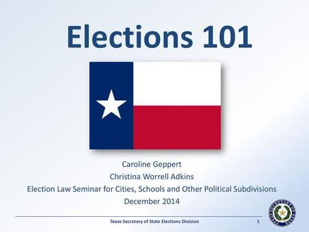 Texas Secretary of State Elections Division