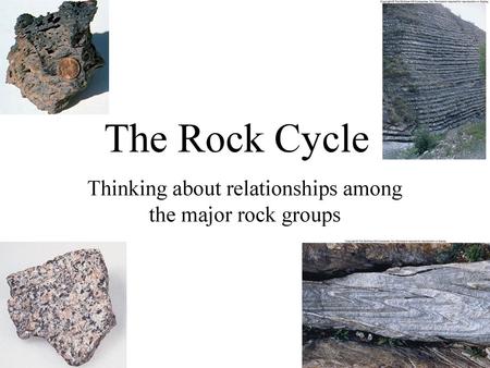 Thinking about relationships among the major rock groups