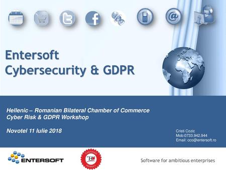 Entersoft Cybersecurity & GDPR