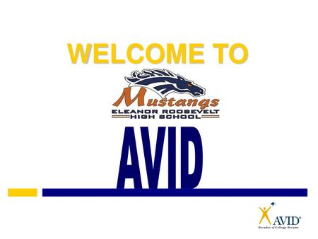 WELCOME TO AVID.