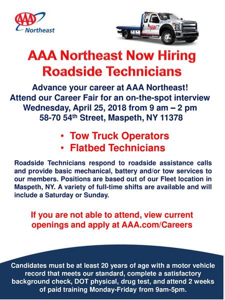 AAA Northeast Now Hiring Advance your career at AAA Northeast!