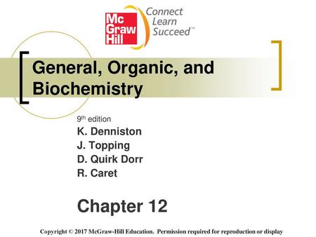 General, Organic, and Biochemistry