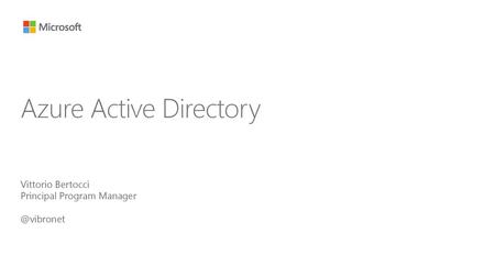 Azure Active Directory