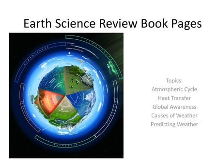 Earth Science Review Book Pages