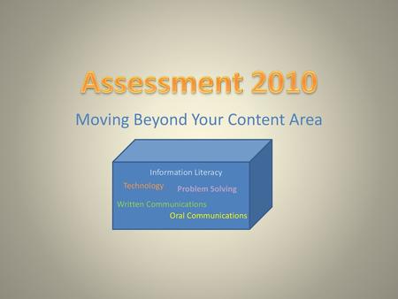 Moving Beyond Your Content Area