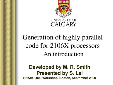 * 07/16/96 This presentation will probably involve audience discussion, which will create action items. Use PowerPoint to keep track of these action items.