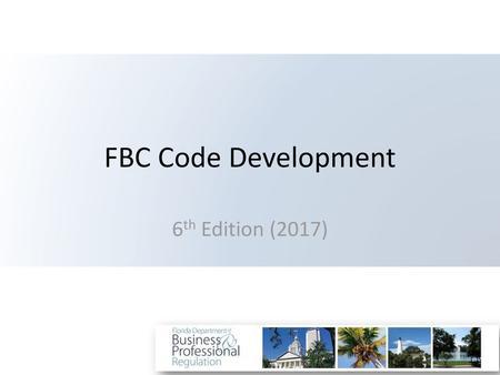 FBC Code Development 6th Edition (2017).