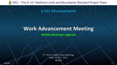 Work Advancement Meeting WebEx Meeting’s Agenda