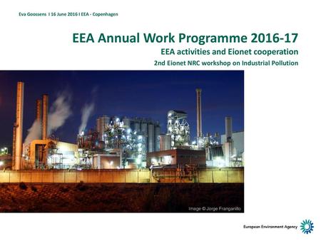 EEA Annual Work Programme