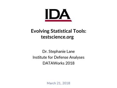 Evolving Statistical Tools: testscience.org