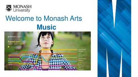 Welcome to Monash Arts Music.