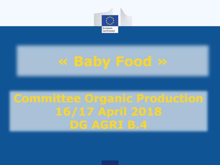 Committee Organic Production