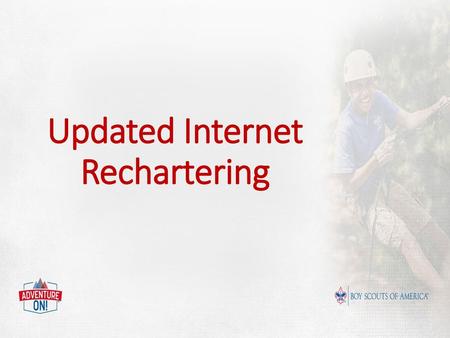 Updated Internet Rechartering