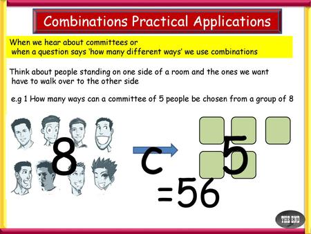 Combinations Practical Applications