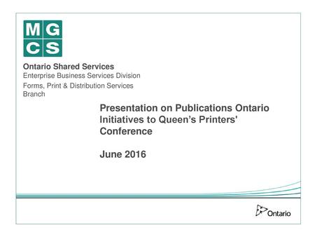 Ontario Shared Services