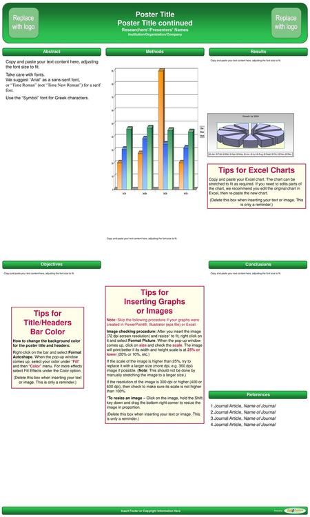 Tips for Inserting Graphs or Images