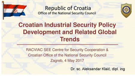 RACVIAC SEE Centre for Security Cooperation &