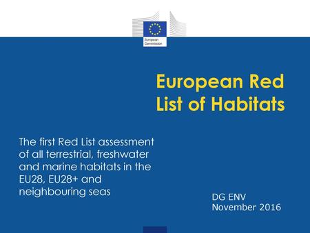 European Red List of Habitats