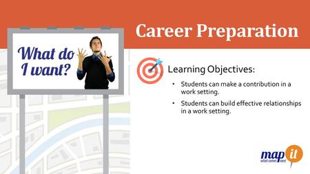 Career Preparation Learning Objectives: