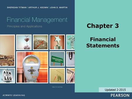 Chapter 3 Financial Statements