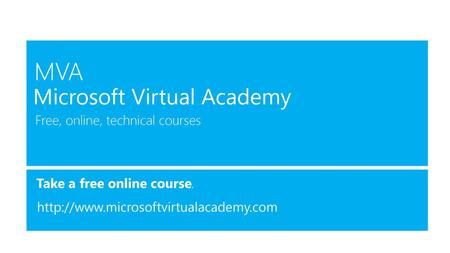 Microsoft Virtual Academy