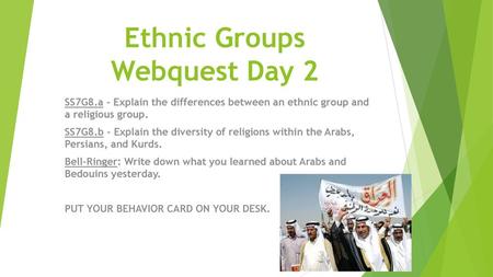 Ethnic Groups Webquest Day 2