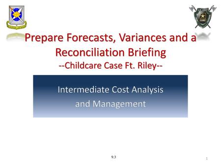 Intermediate Cost Analysis and Management