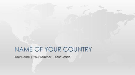 Your Name | Your Teacher | Your Grade