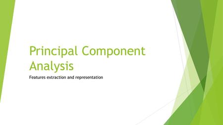 Principal Component Analysis