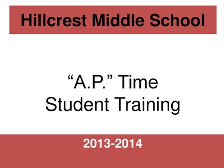 Hillcrest Middle School