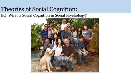 Theories of Social Cognition: