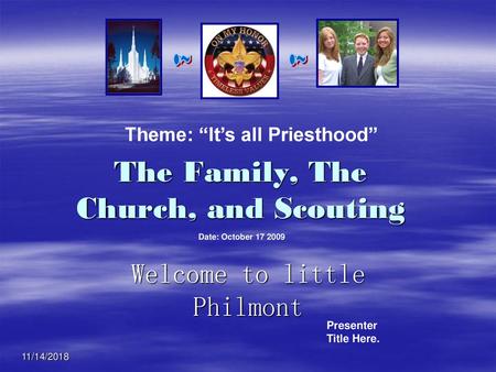 The Family, The Church, and Scouting