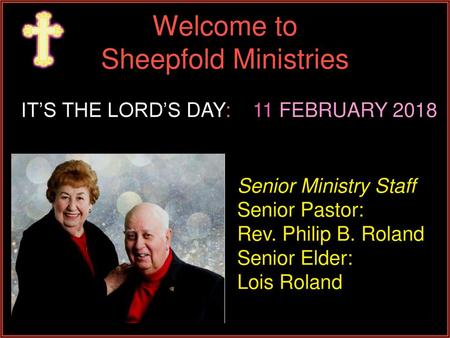 Welcome to Sheepfold Ministries