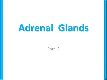 Adrenal Glands Part 2.