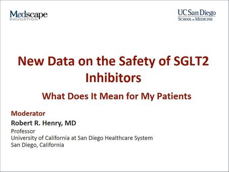 New Data on the Safety of SGLT2 Inhibitors