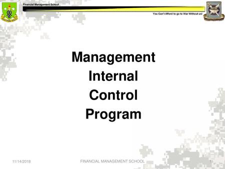 FINANCIAL MANAGEMENT SCHOOL