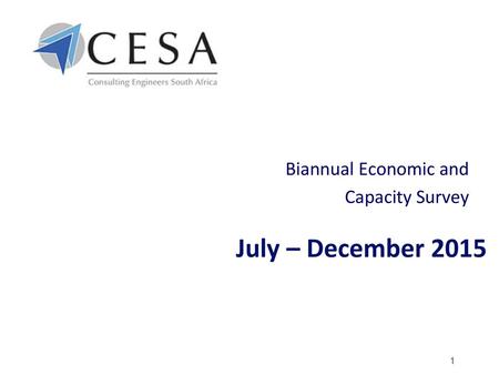 Biannual Economic and Capacity Survey