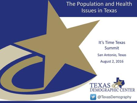 The Population and Health Issues in Texas