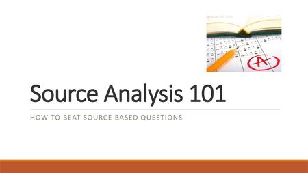 How to beat source based questions